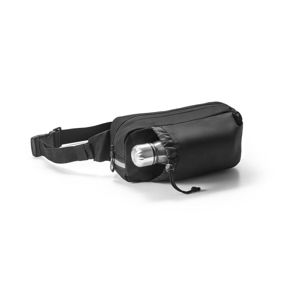 DELFOS POUCH Gürteltasche 300D/600D recyceltem Polyester mit Reflektor - schwarz-870