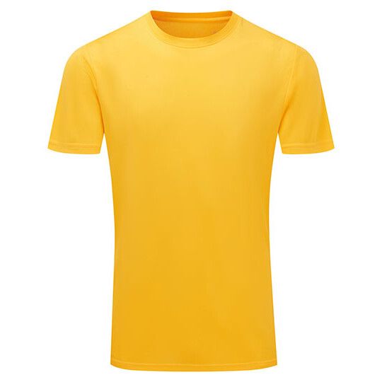 TriDri® Ion-Charge recycled textured tee - sun yellow-777