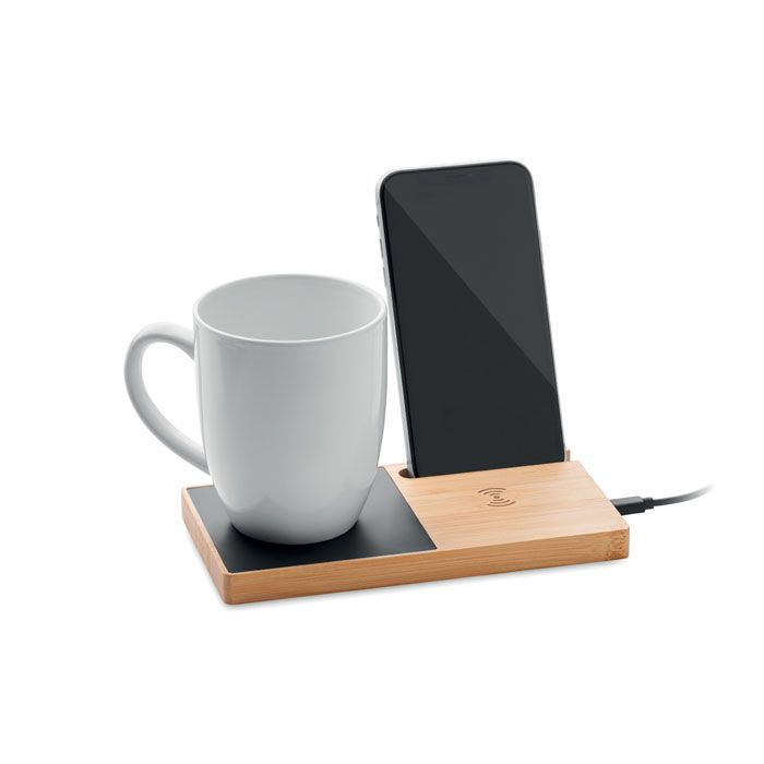 Ladestation mit Tassenwärmer SIBIT - holz-216