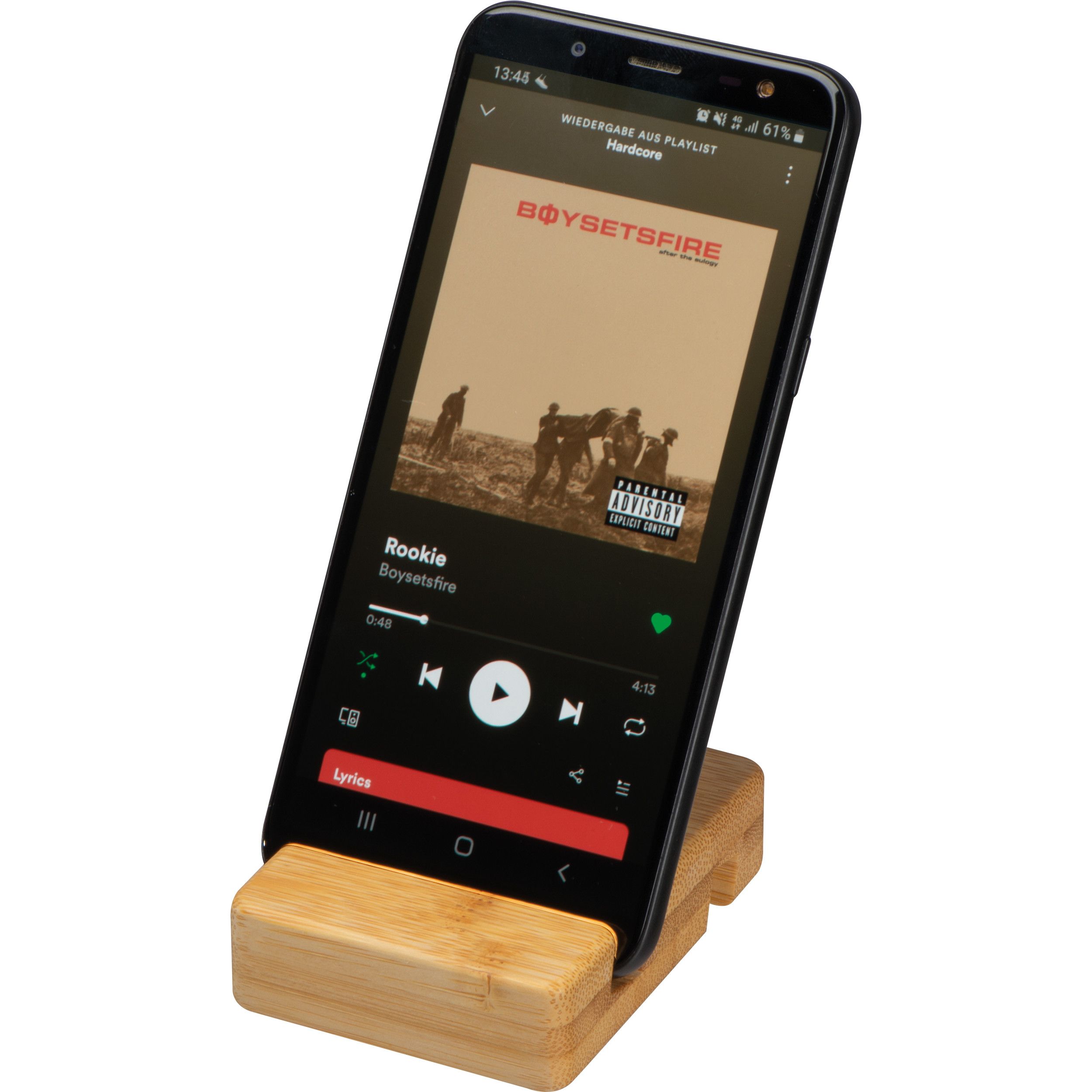 Bambus Smartphonehalter San Sebastián - beige-459