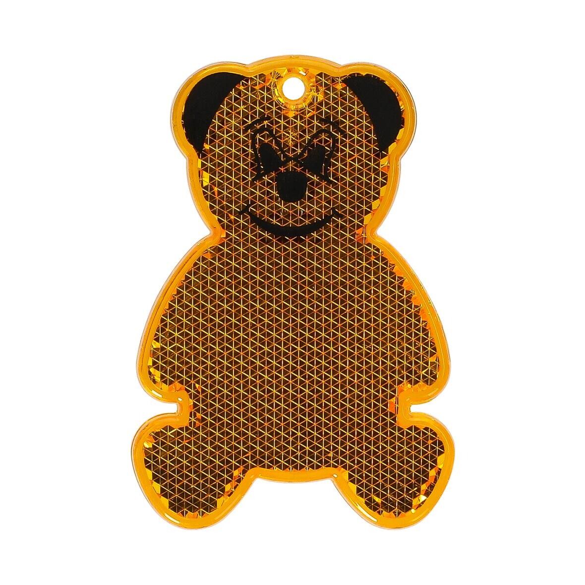 Reflektor Bär - transparent-orange-1000