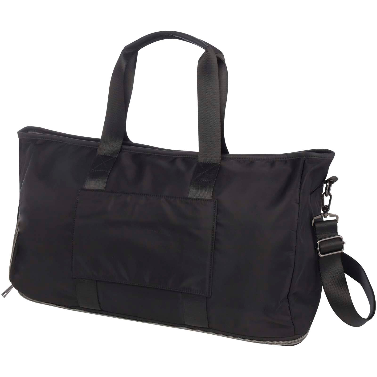 Rhine erweiterbare Reisetasche aus recyceltem Material 35 L - schwarz-511