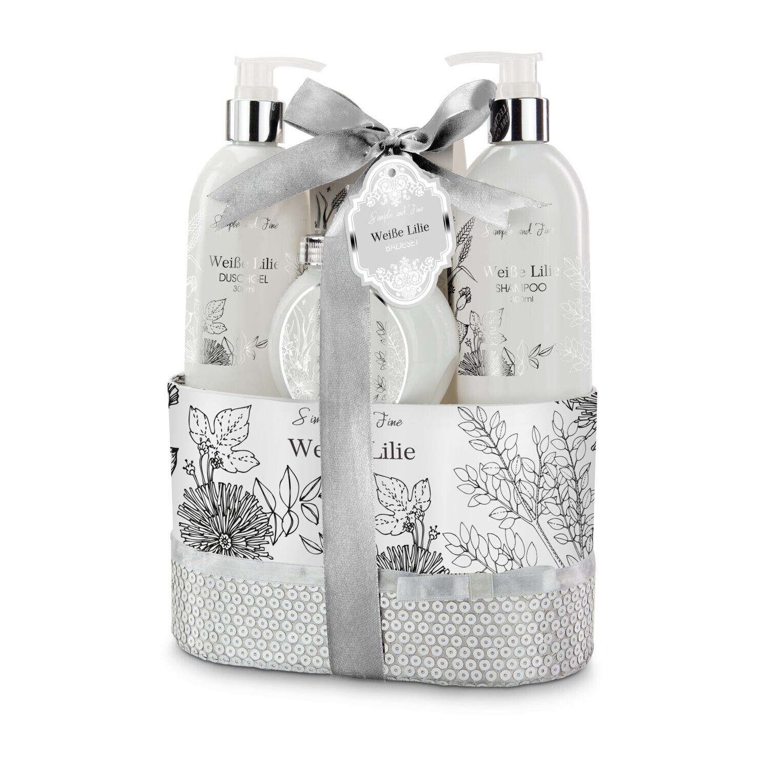 Wellness-Geschenkset: Weiße Lilie-925