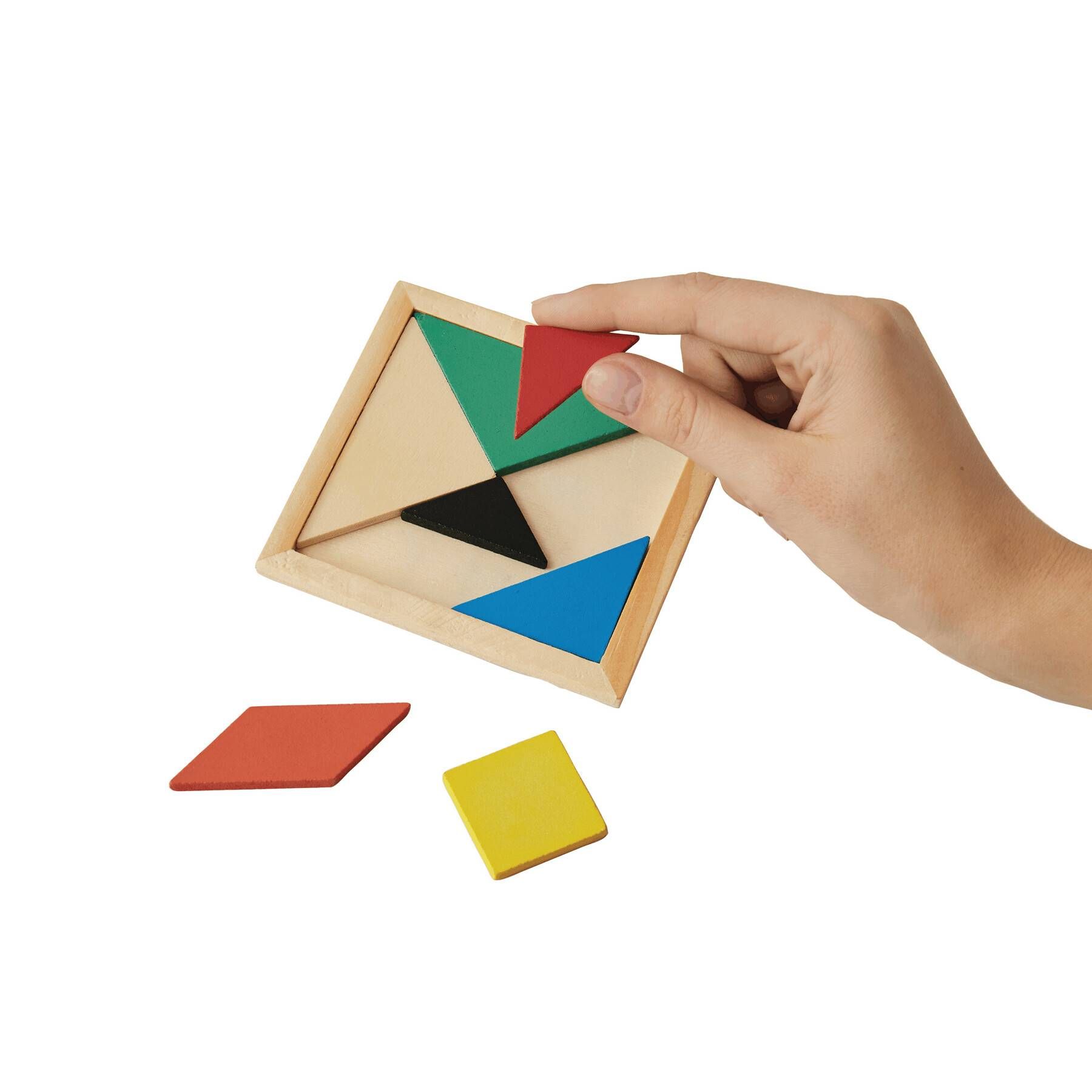 Holz-Puzzle TANGRAM BASE - bunt-739
