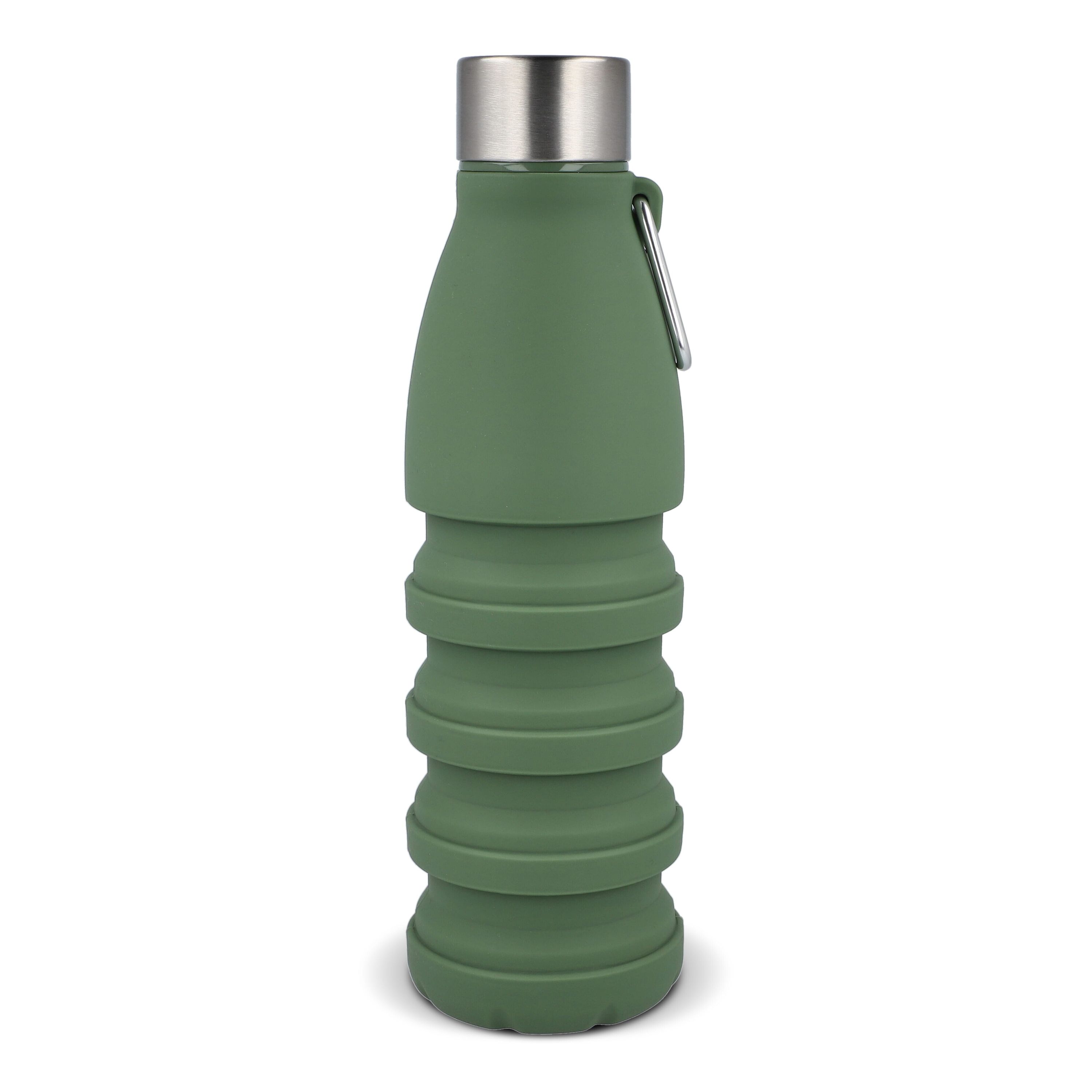 Faltbare Wasserflasche 550 ml - olivgrün-909