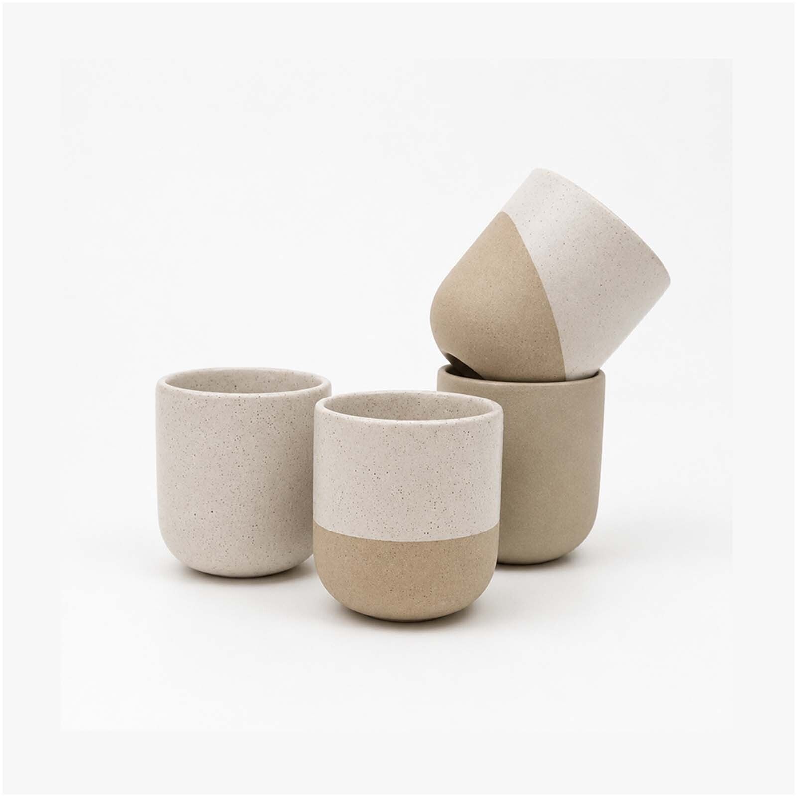 Originalhome Reclay 150 ml Kaffeetassen Set - weiss-752