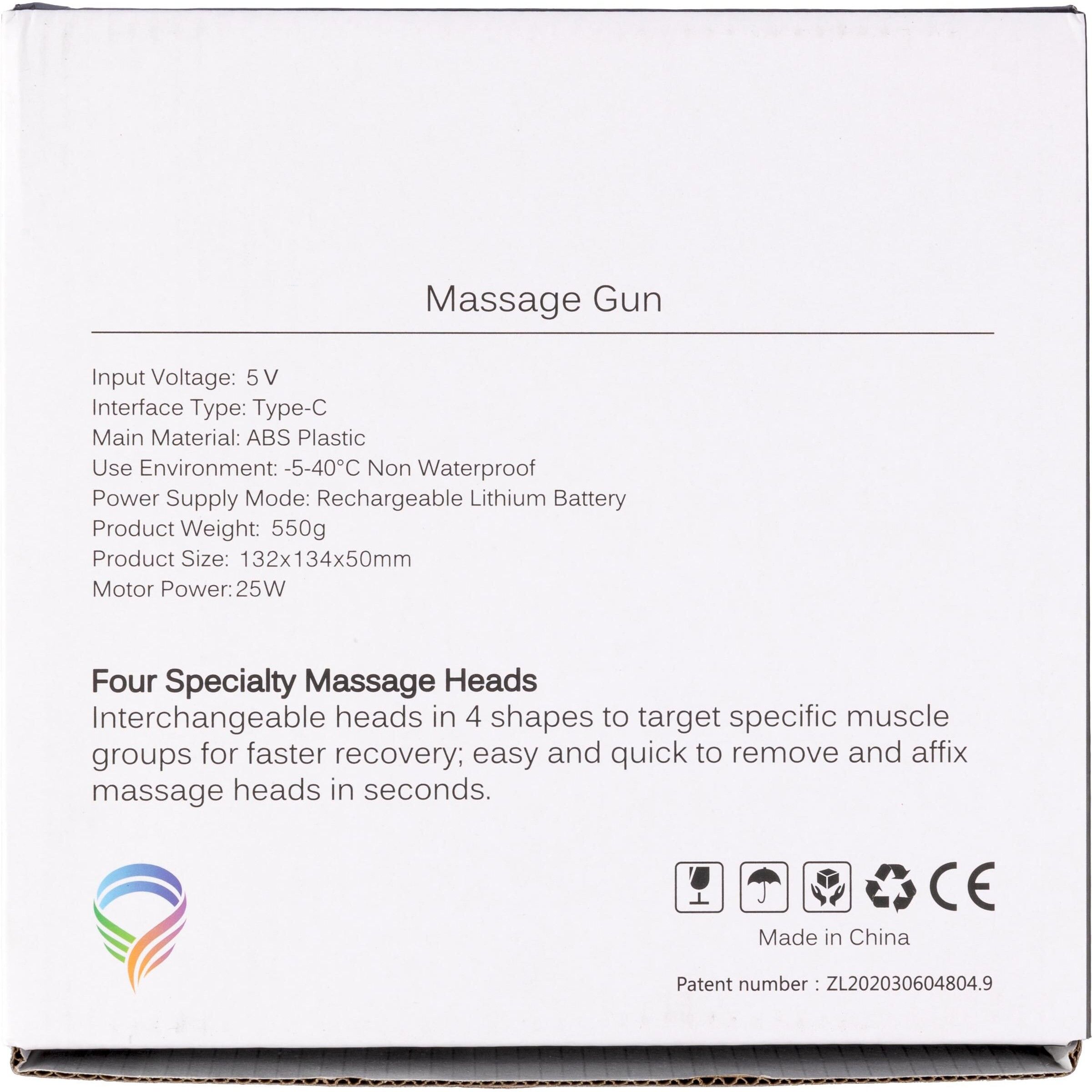 ABS-Massagepistole Axel  - schwarz-519