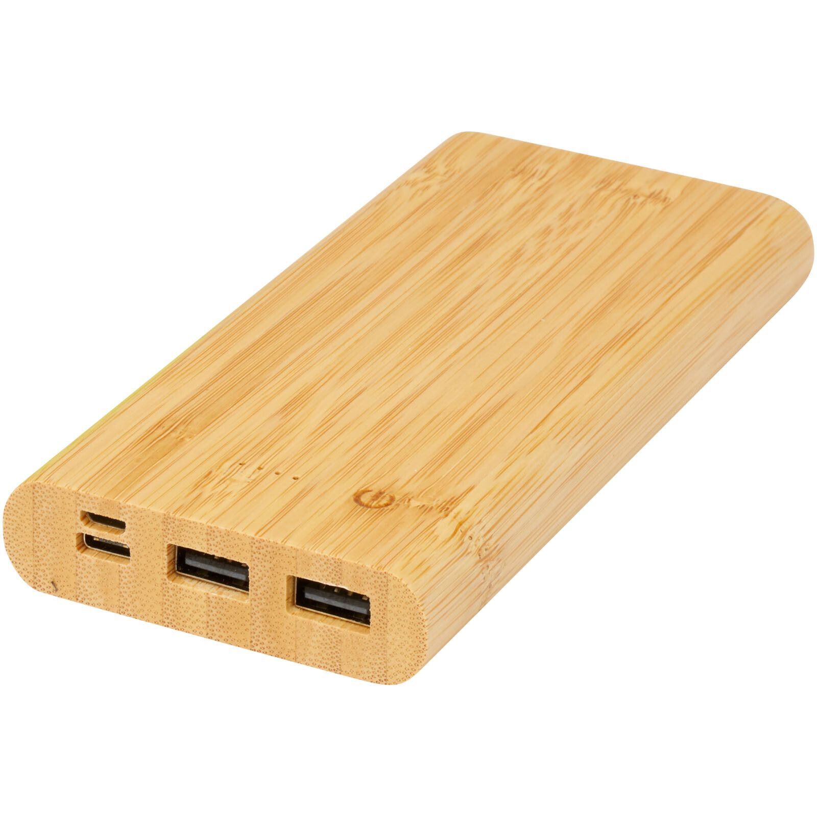 Tulda 10.000 mAh Powerbank aus Bambus - natur-504