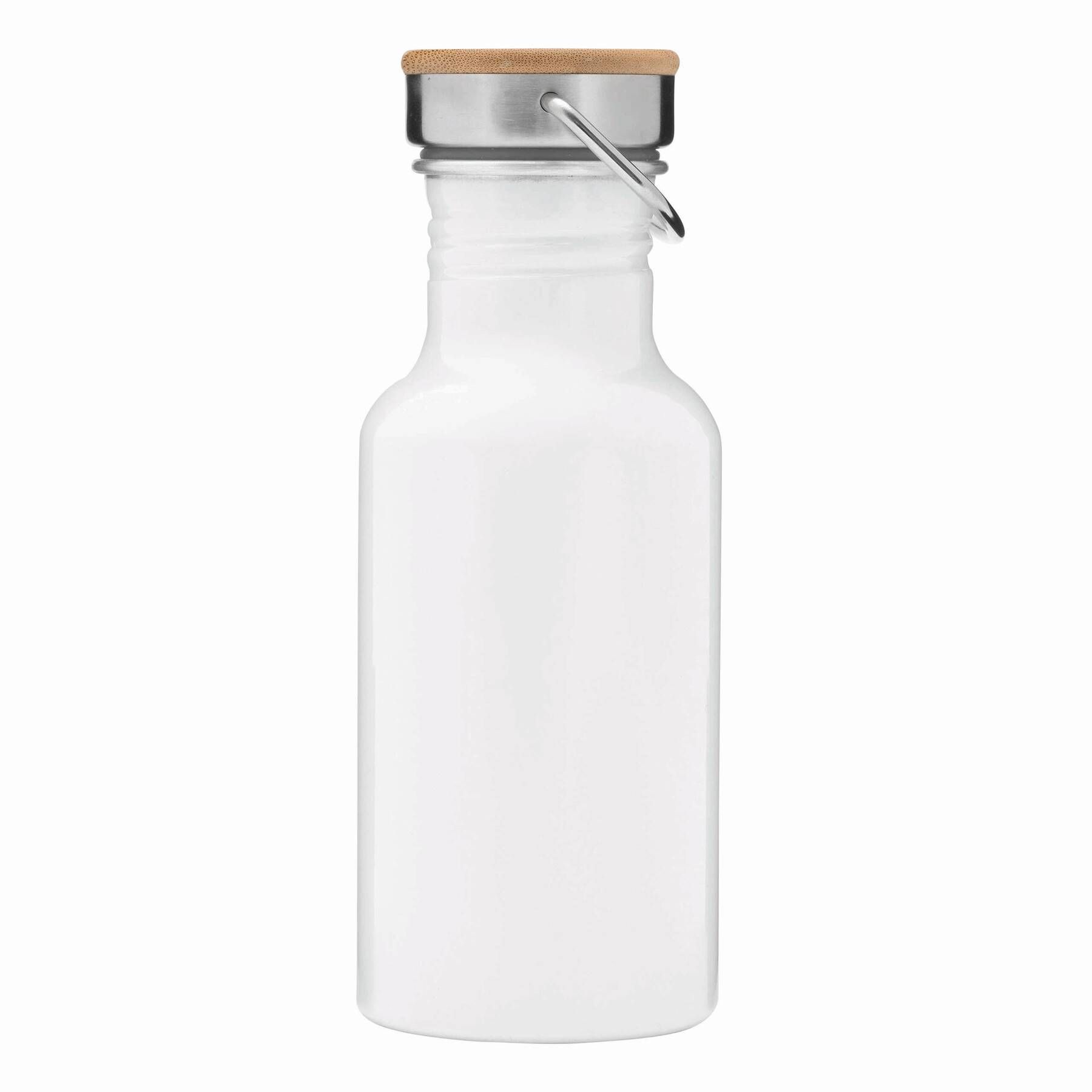 Aluminium Trinkflasche ECO TRANSIT - weiß-793