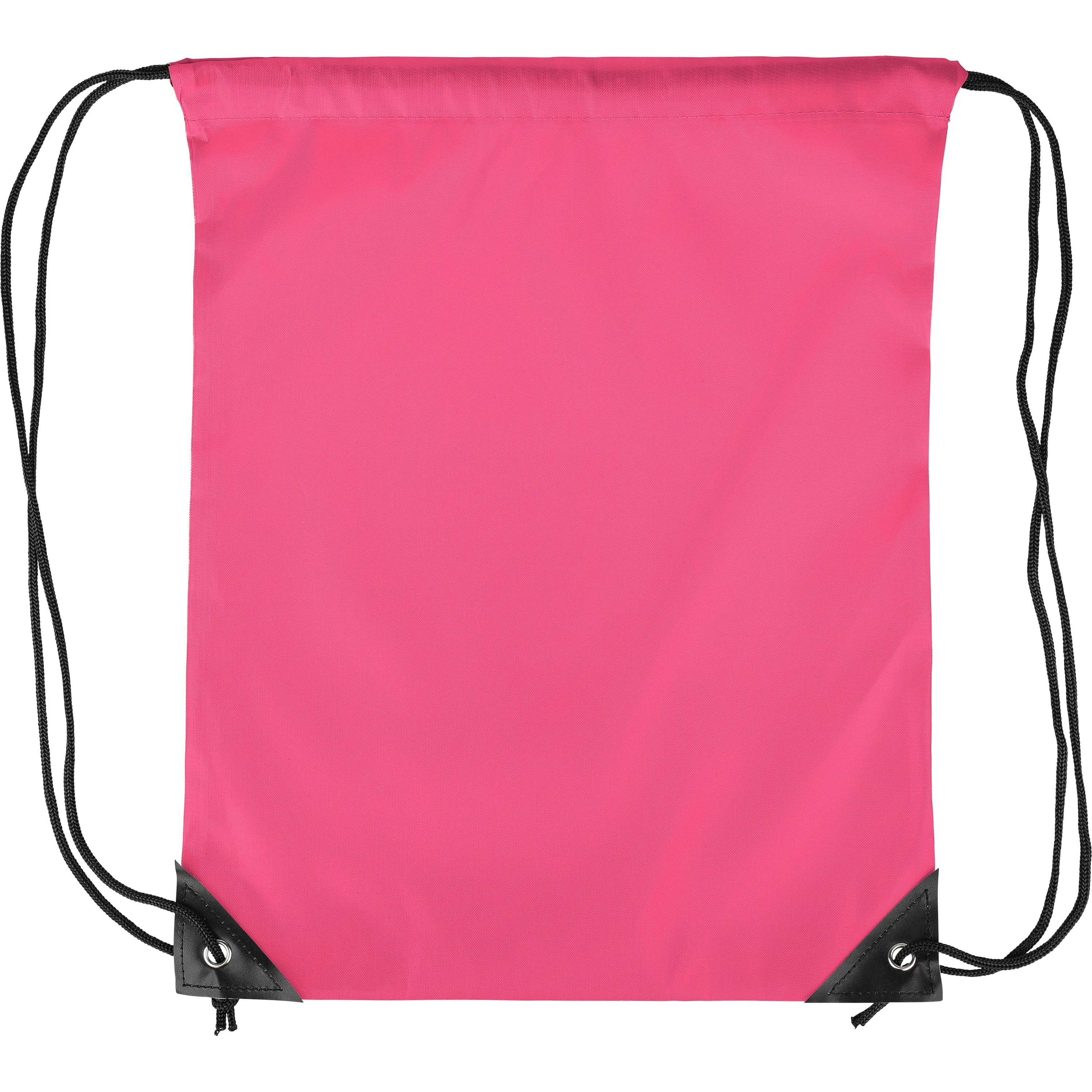210D Polyester Kordelzug Rucksack Isolde - rosa-582