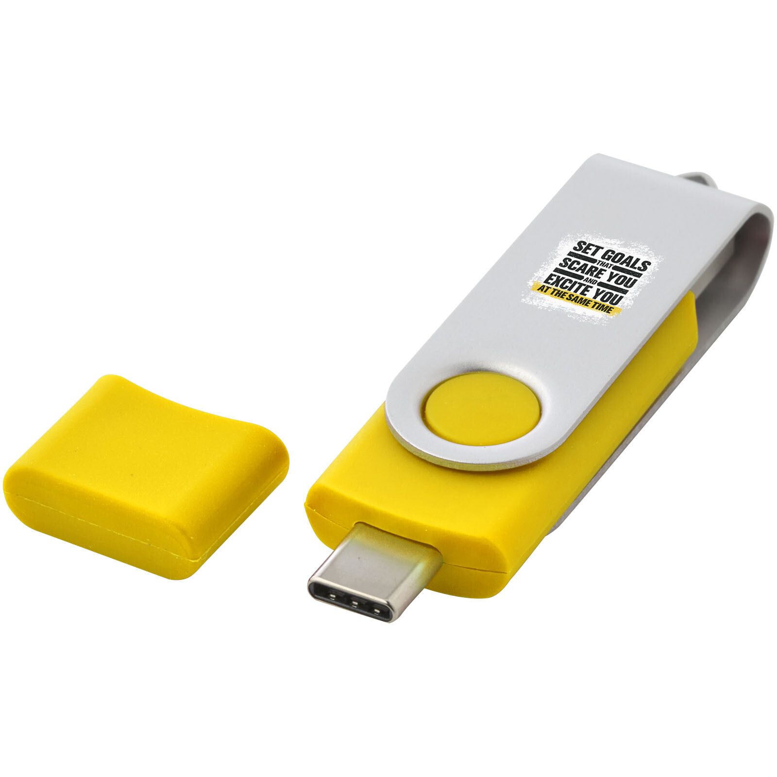 OTG Twister USB Typ-C Stick - gelb - 1 GB-640
