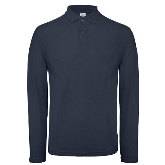 Men´s Long Sleeve Polo ID.001 - navy - M-460