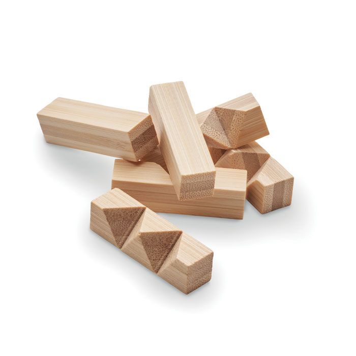 Holzpuzzle/Gehirnjogging Bambus CUBENATS - holz-926