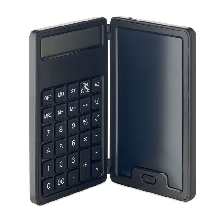 Taschenrechner mit LCD-Tafel CLERK - schwarz-492