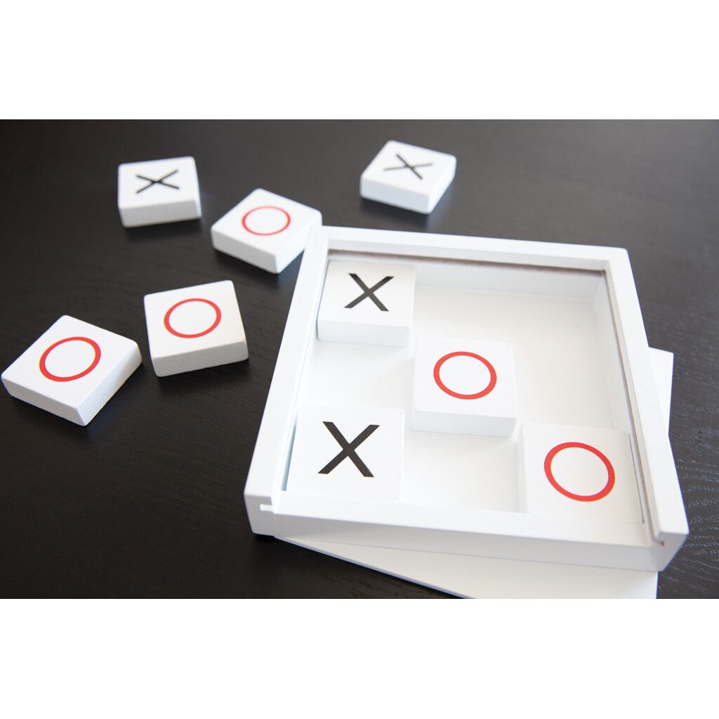 Deluxe Tic Tac Toe Spiel - weiß-623