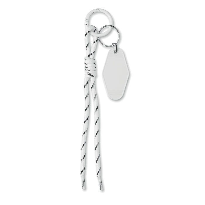 Schlüsselring mit Schnur KEYBRAID - weiß-464