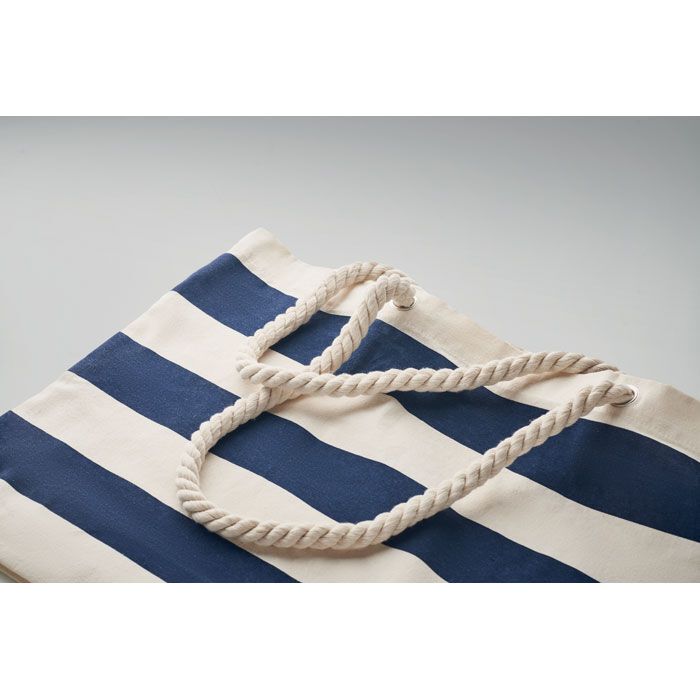 Strandtasche Baumwolle 220 g HEAVEN STRIPE - blau-922