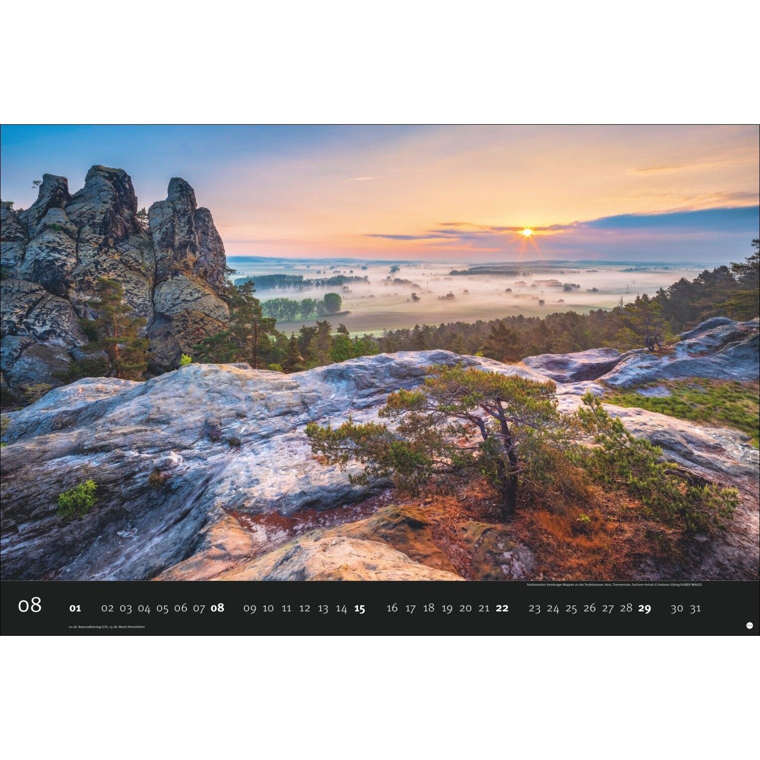 AvH Deutschlands Naturparadiese - Landschaft & Natur Kalender-228