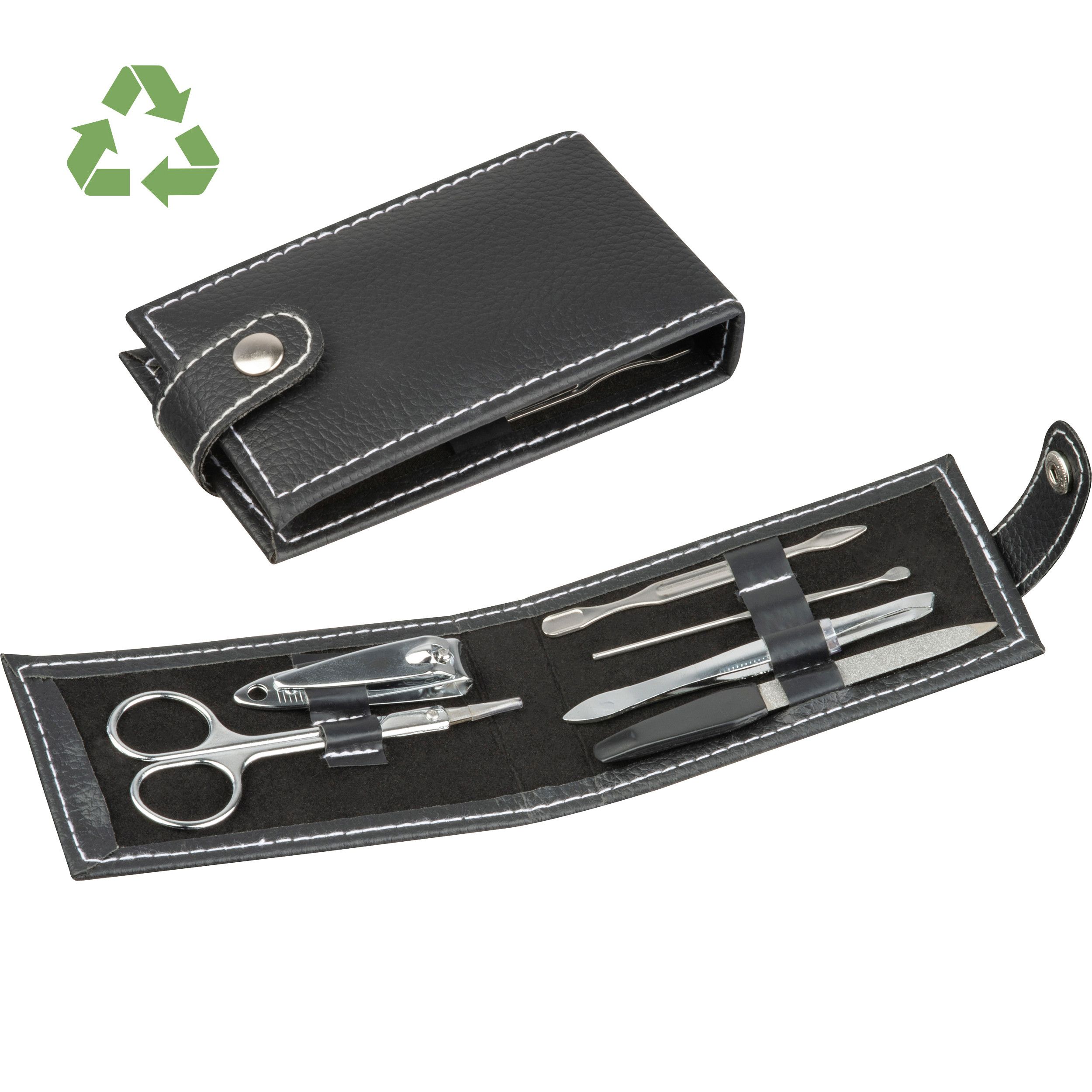 7-teiliges Manikürset im Etui  - schwarz-69