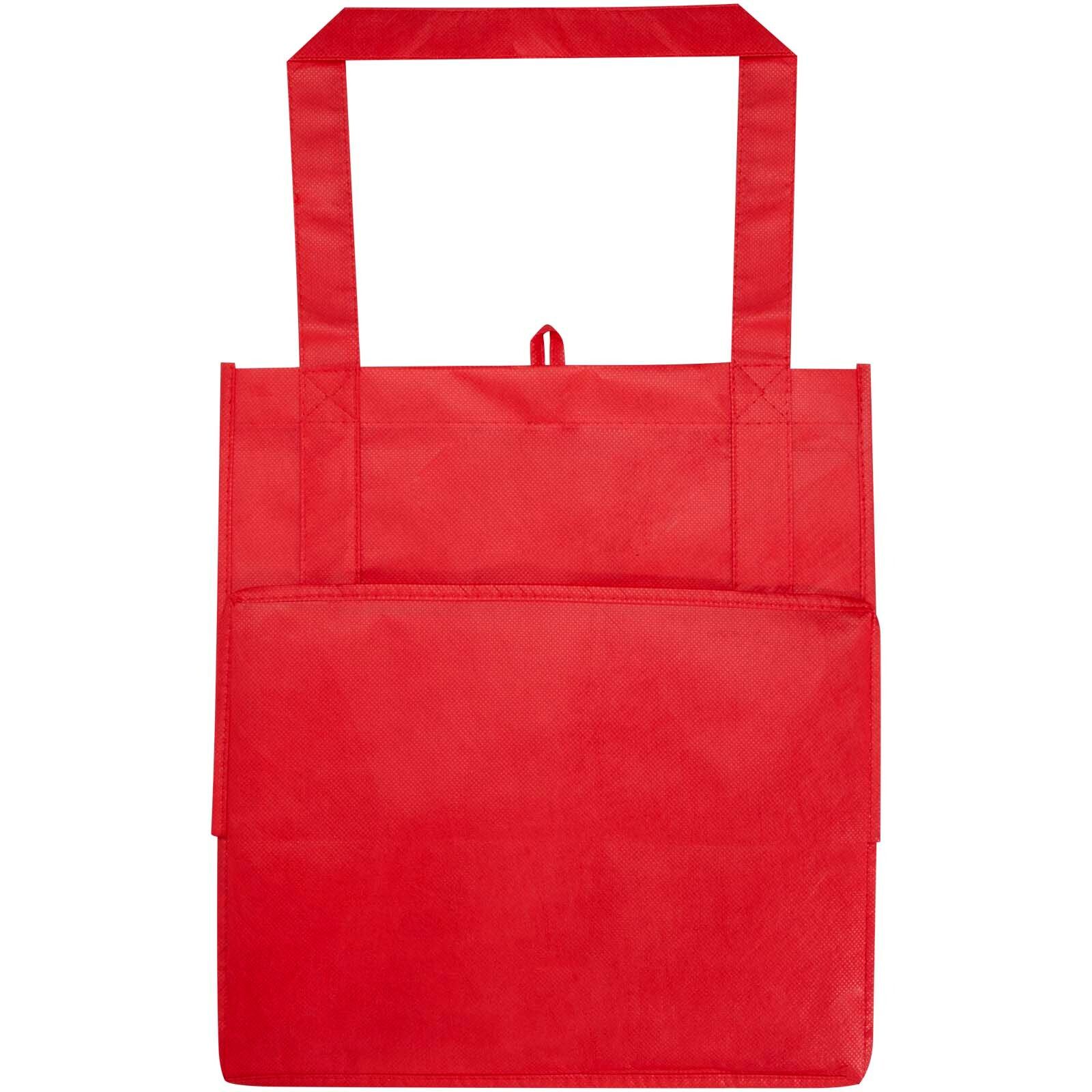 Liberty Tragetasche mit hartem Boden aus recyceltem GRS Non Woven 6 L - rot-59