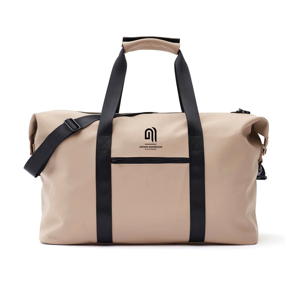 VINGA Baltimore Weekendbag - greige-434