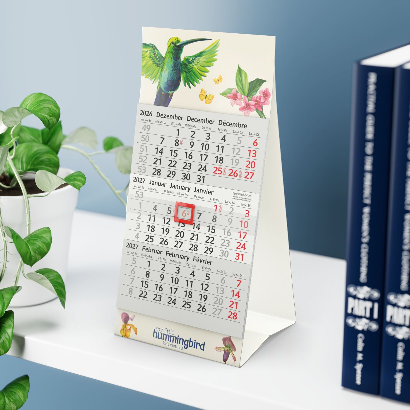 Tischkalender Mini 3 RECYCLING-996