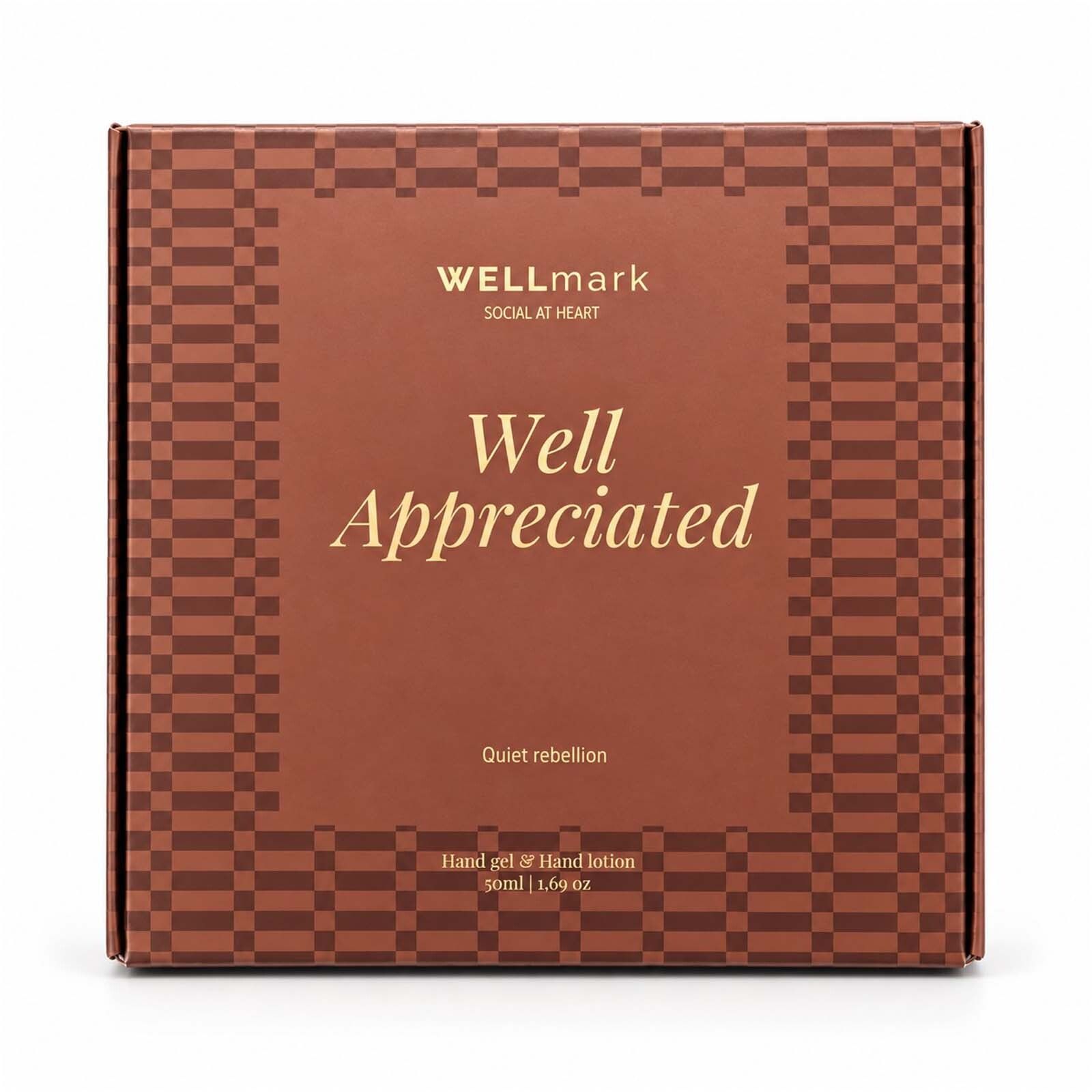 Wellmark Quite Rebellion 70 ml Handwaschgel und 70 ml Handlotion Set - maroon rot-657
