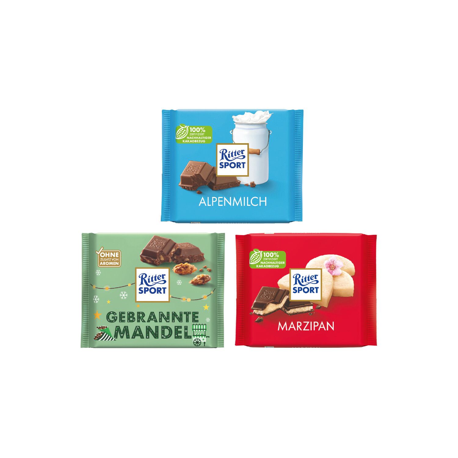 Schokotafel Ritter Sport "Rentier"-117
