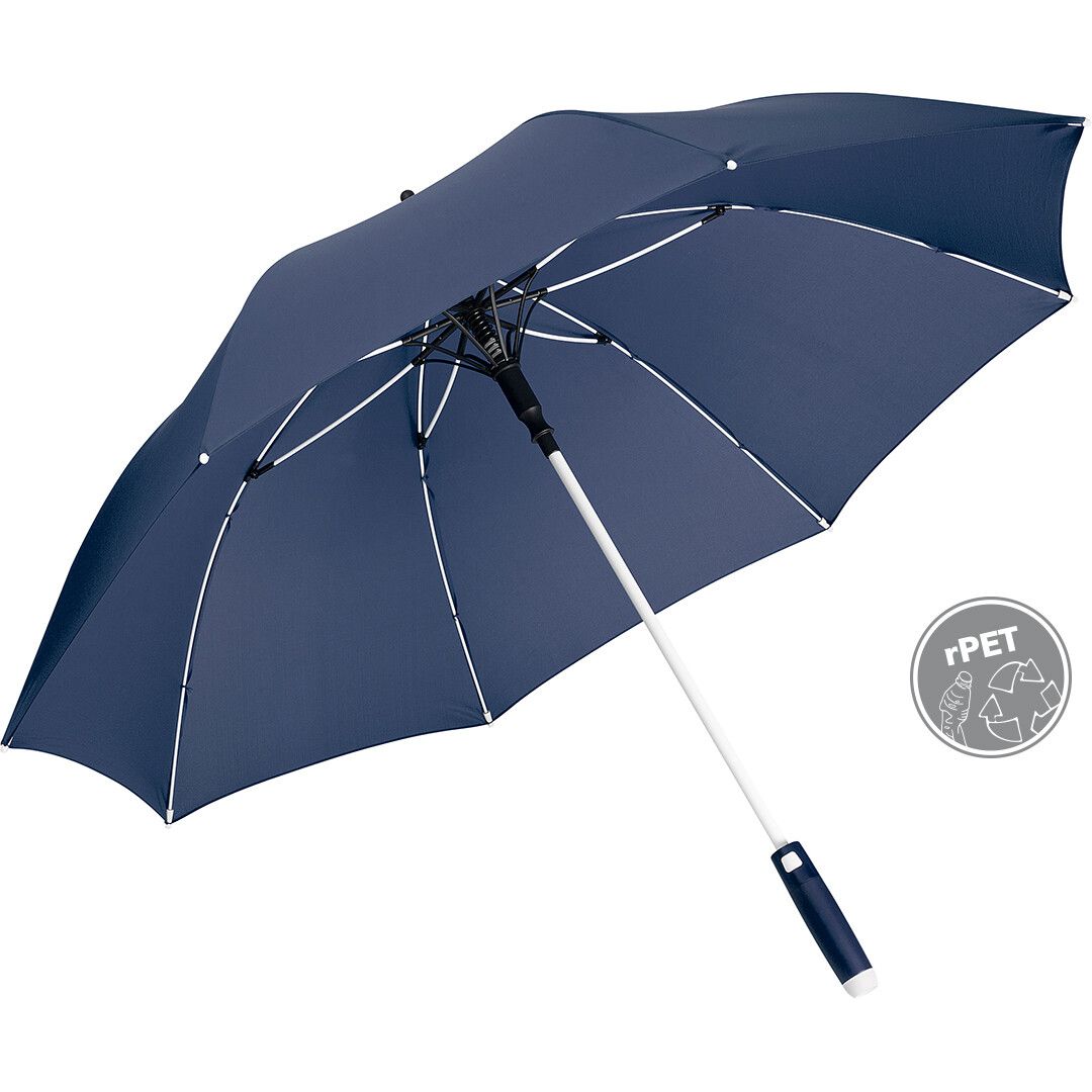 AC-Midsize-Stockschirm FARE® Whiteline Ø112 cm - marine-131