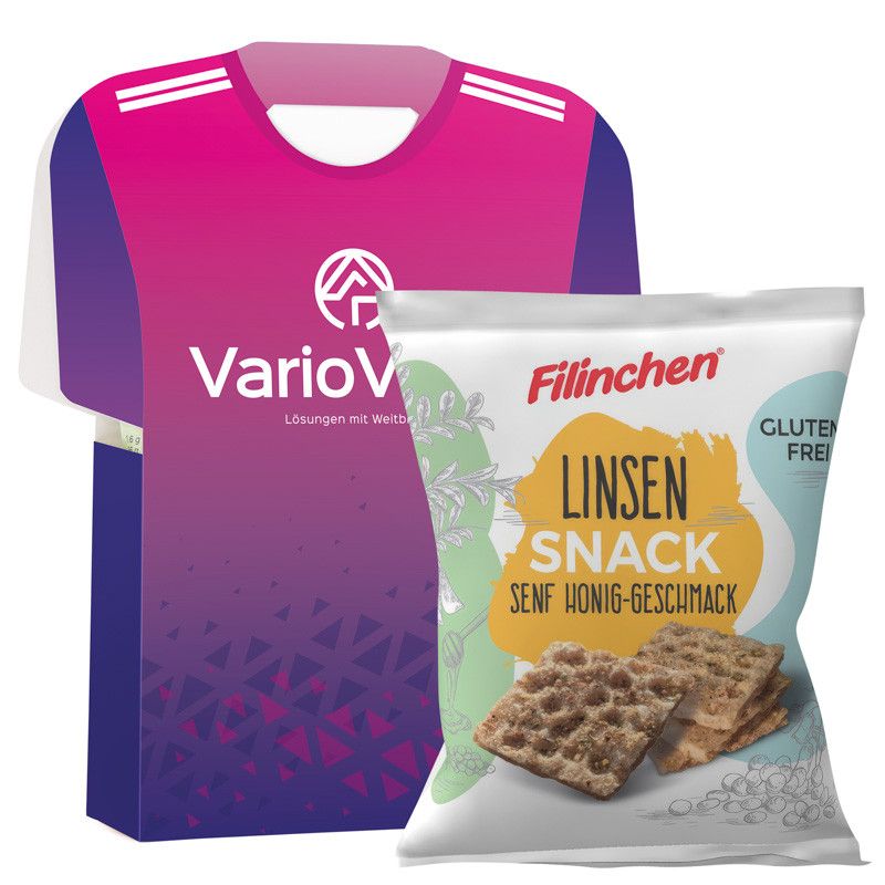 Trikot Box M, Filinchen Linsen Snack Honig-Senf-582