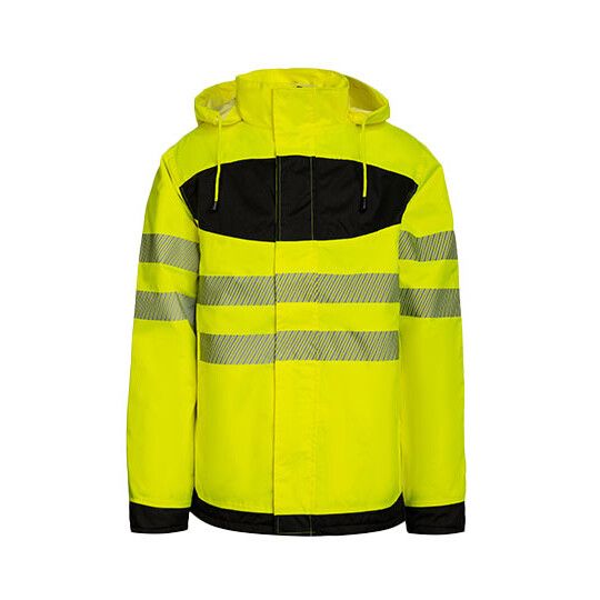 EOS Hi-Vis Workwear Parka With Printing Area - signal yellow - black-805