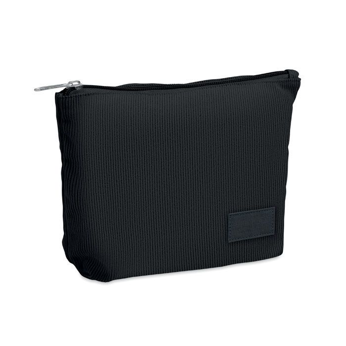 Kosmetiktasche Kord-Polyester CORDY T - schwarz-662