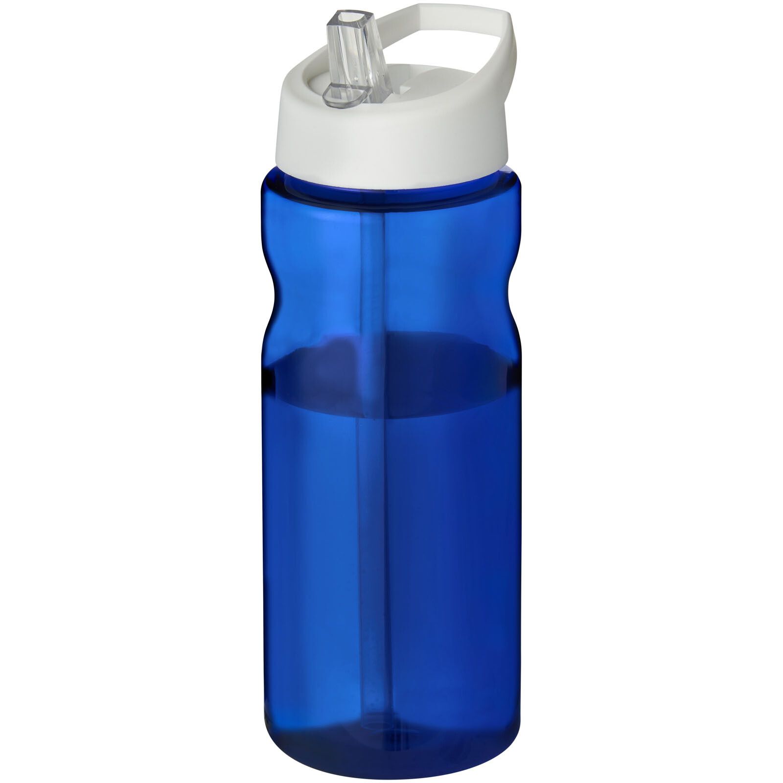 H2O Active Base 650 ml Sportflasche mit Ausgussdeckel - blau -  weiss-338