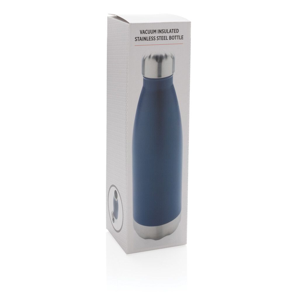 Vakuumisolierte Stainless Steel Flasche - blau-639