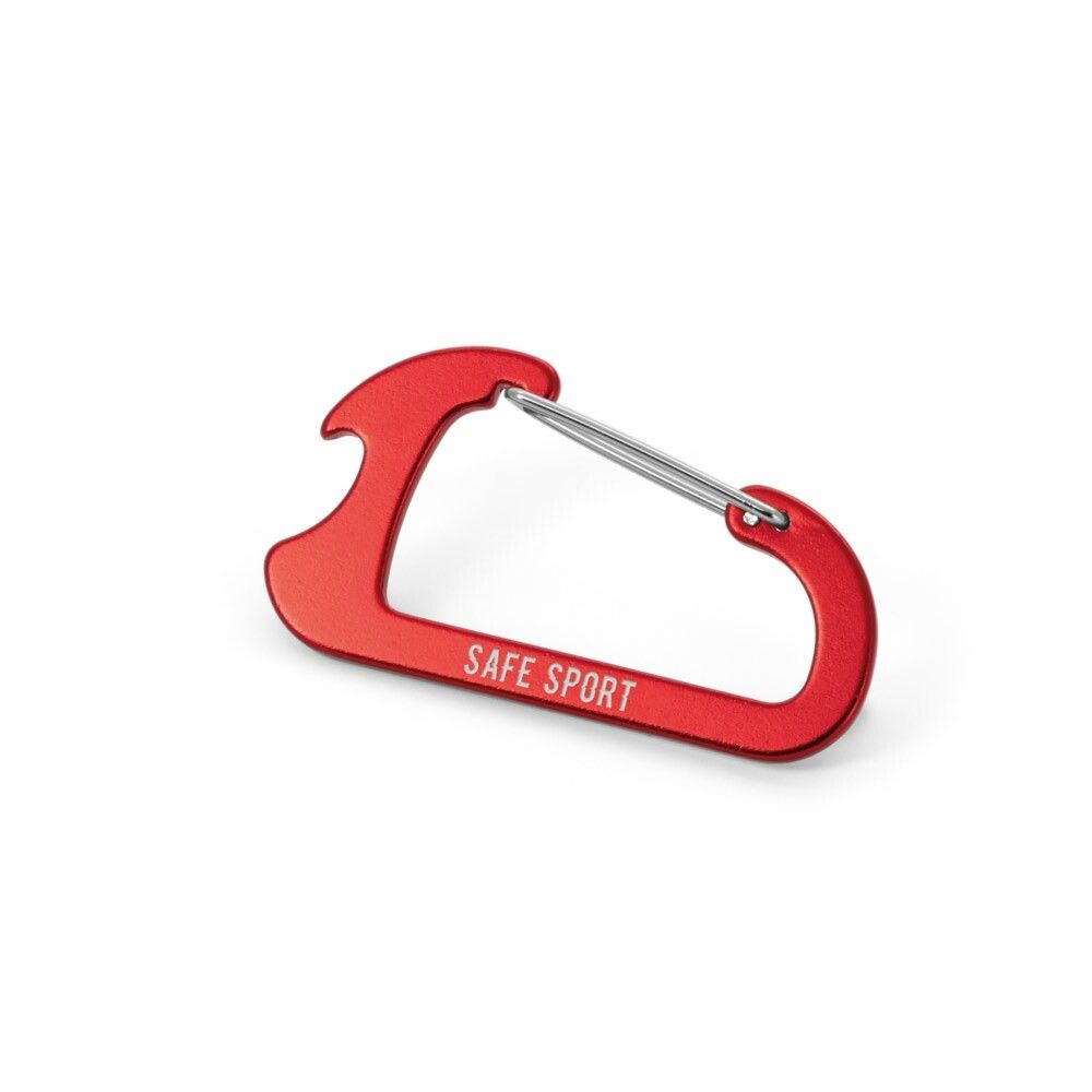 CLOSE Karabiner aus Aluminium mi Kapselöffner - schwarz-922