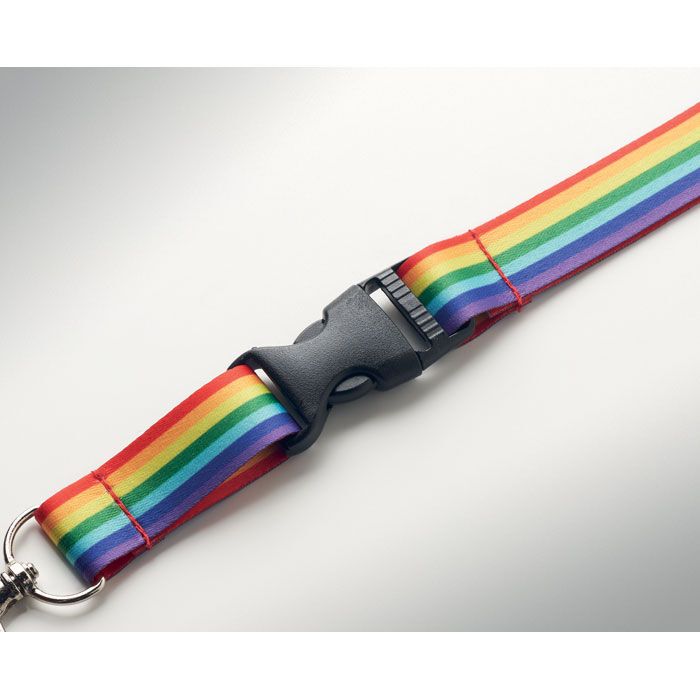 Regenbogen Lanyard RPET BOWYARD - multicolour-258