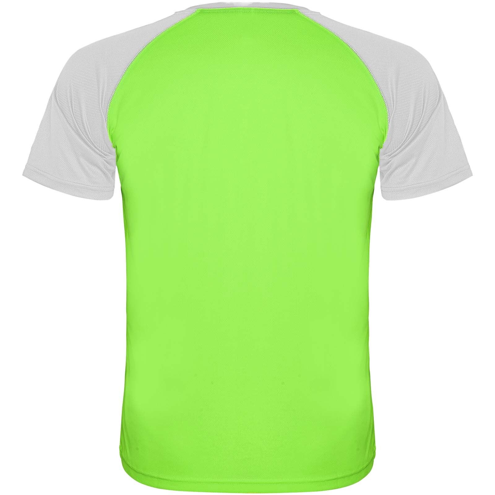 Indianapolis Sport T-Shirt für Kinder - fluorgrün -  weiss-543