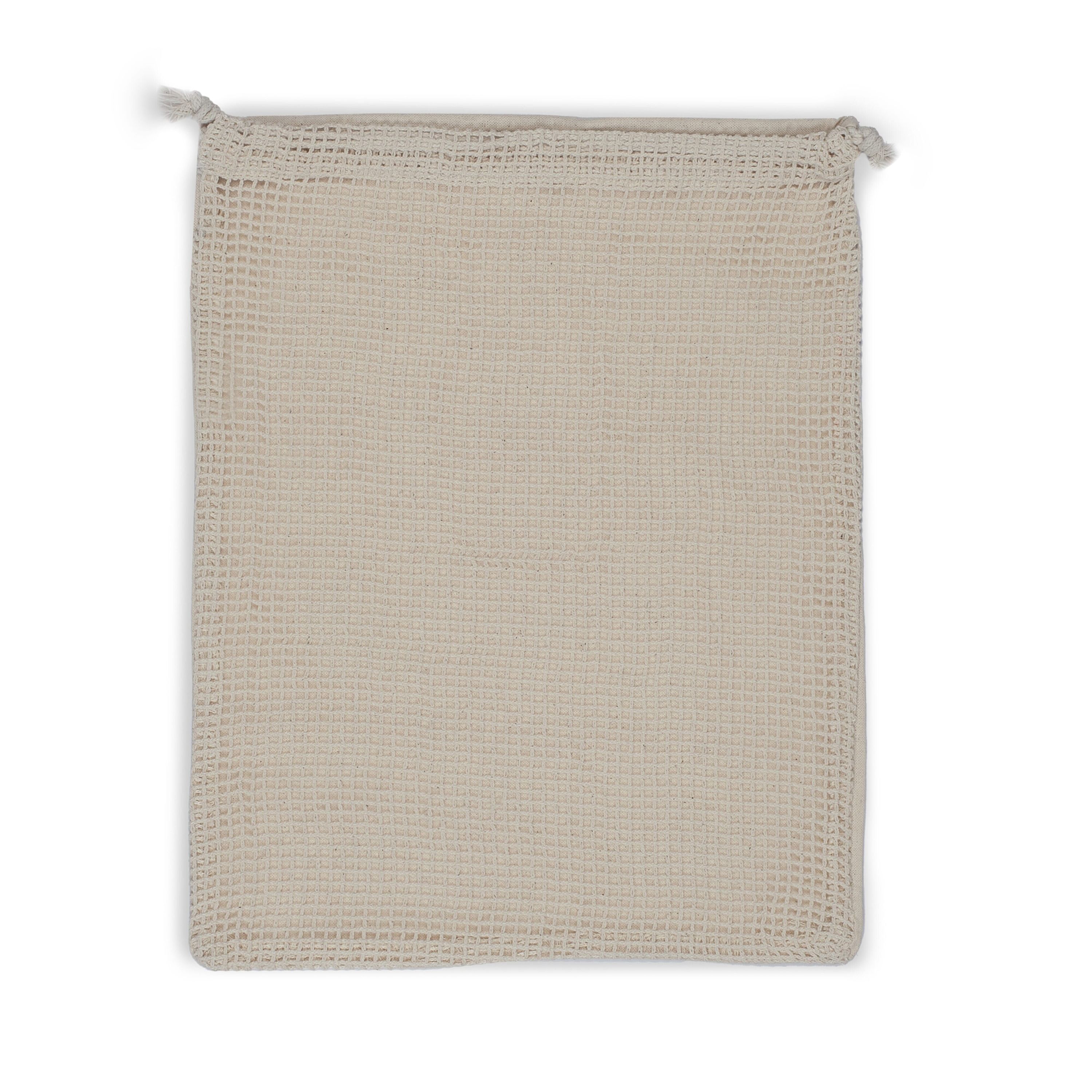 Wiederverwendbare Lebensmitteltasche OEKO-TEX® Baumwolle 25x30cm - natur-459