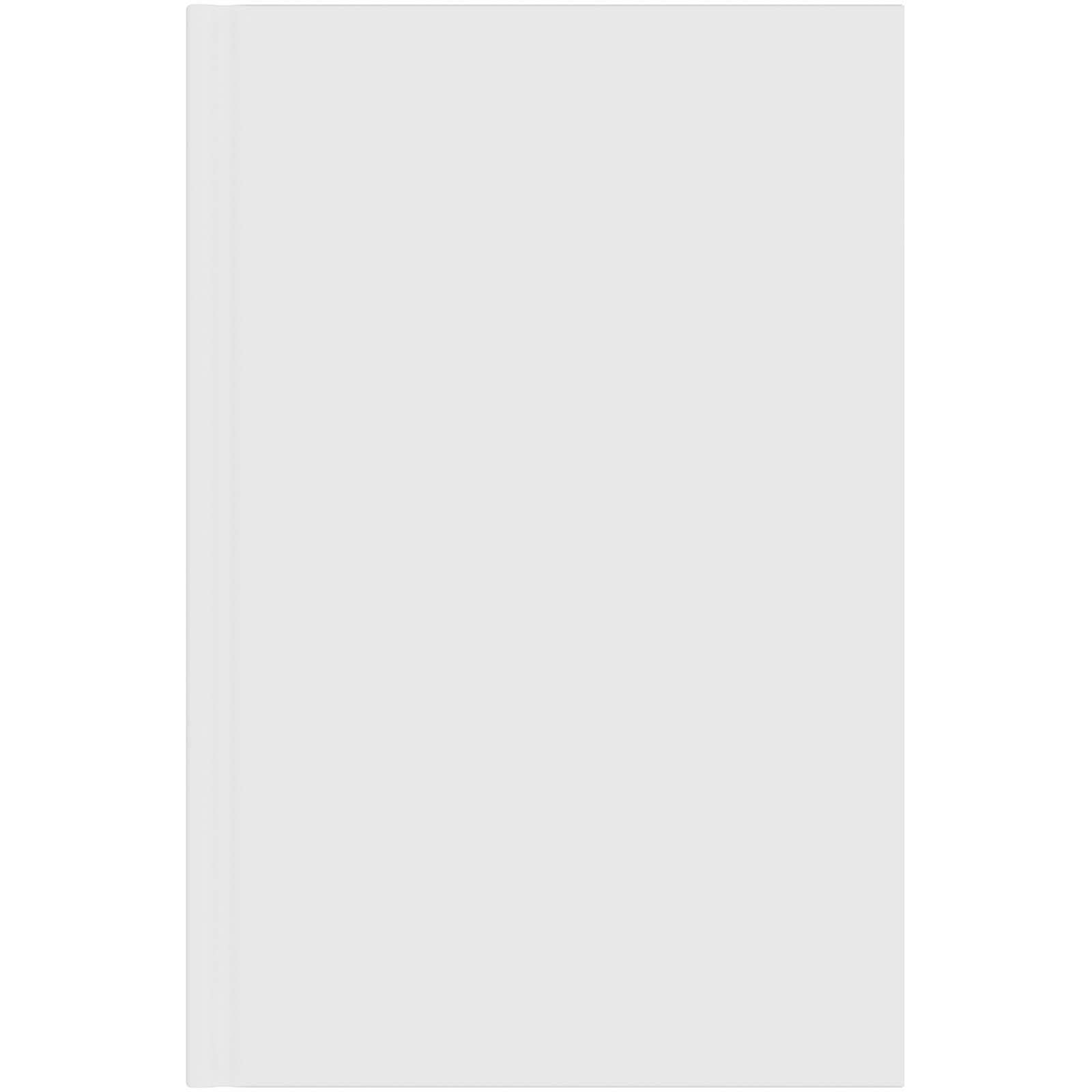 Novella Brontë A5 Hardcover Notizbuch mit mattem Finish – 100 Blatt - weiss-866