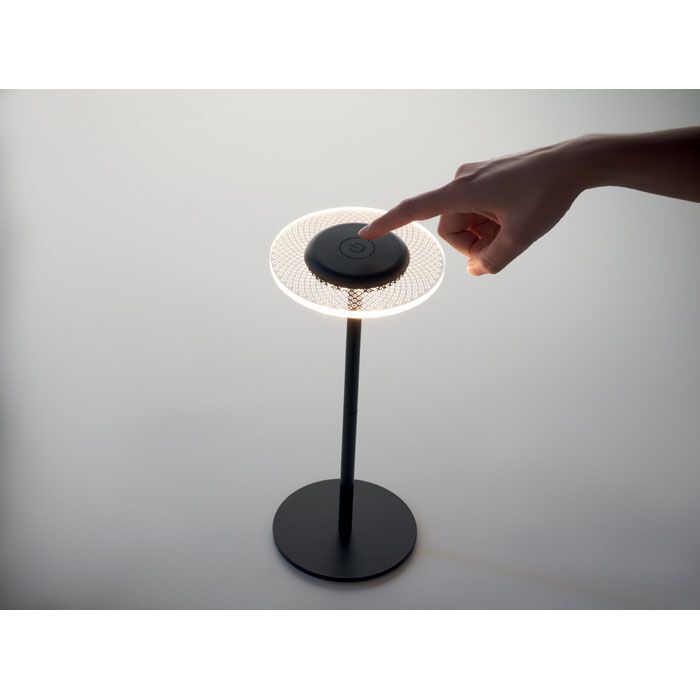 USB-Tischlampe Eisen LOUNGE - schwarz-413