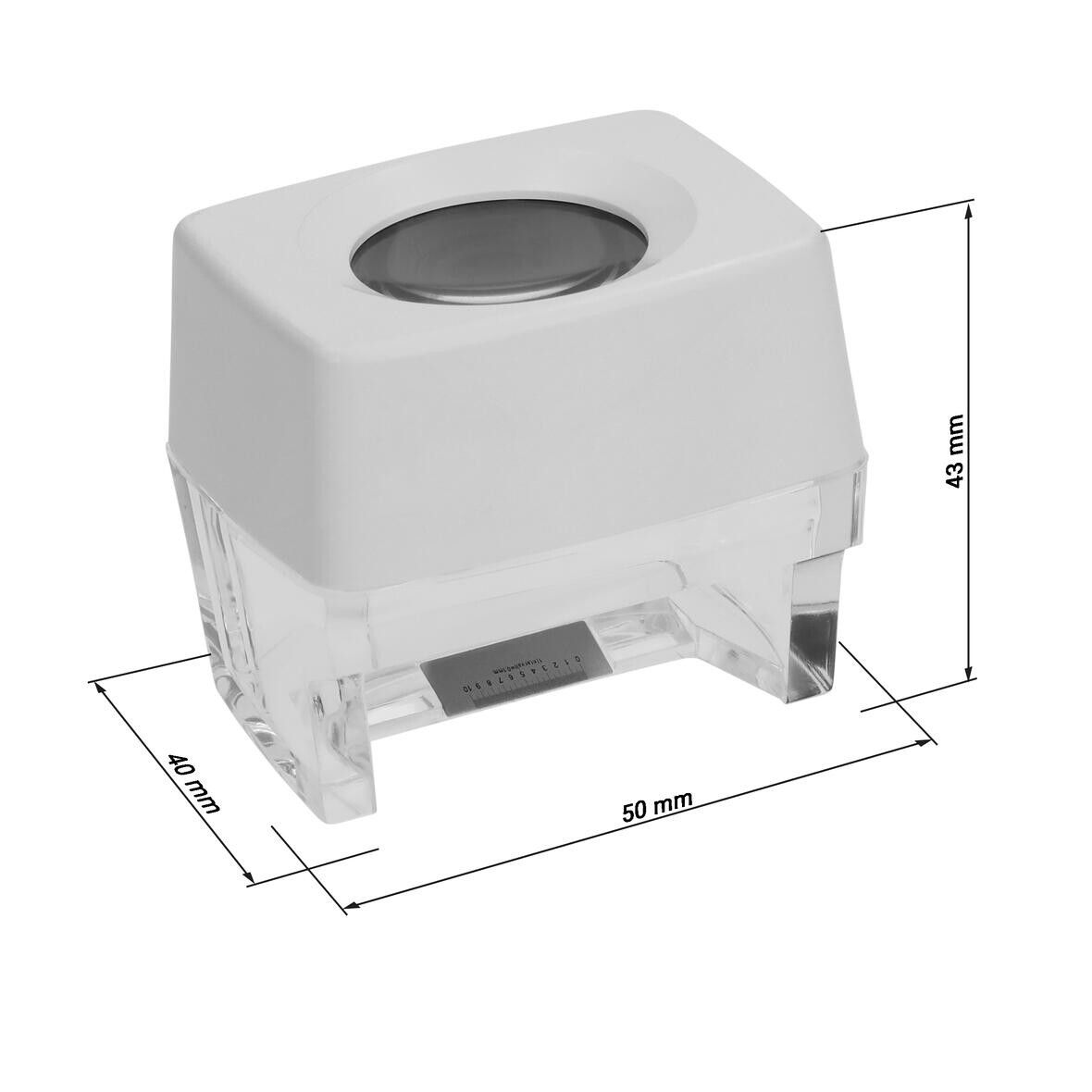 Standlupe Measurement 8 x - weiß-94