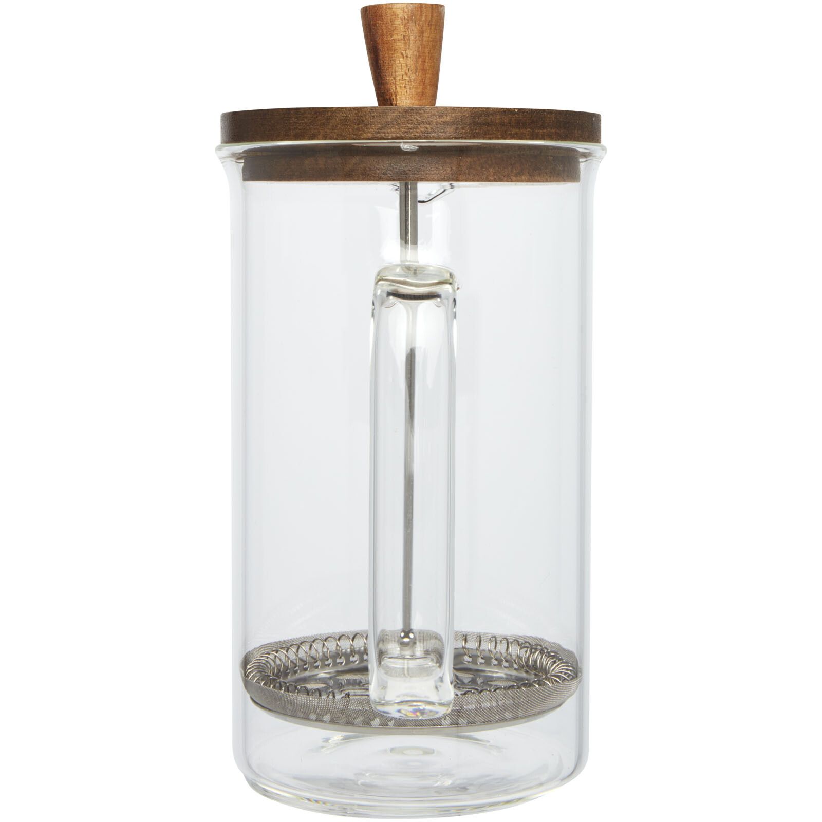 Ivorie 600 ml Kaffeebereiter - transparent -  holz-933