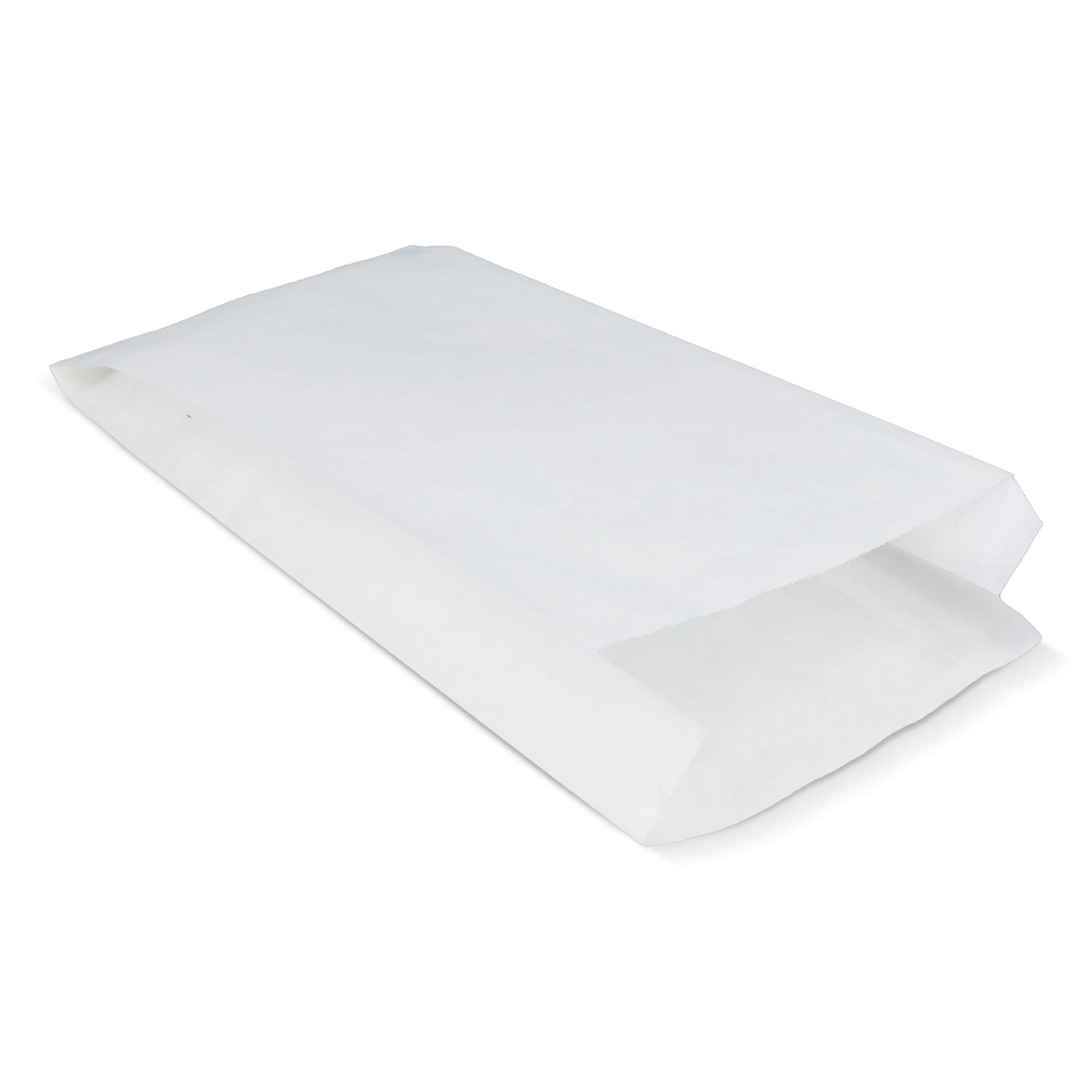 Papiertüte 50g/m² 15 x 7 x 36cm - weiss-431