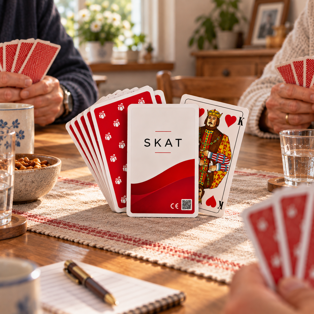Spielkarten Skat in Klarsichtetui-178