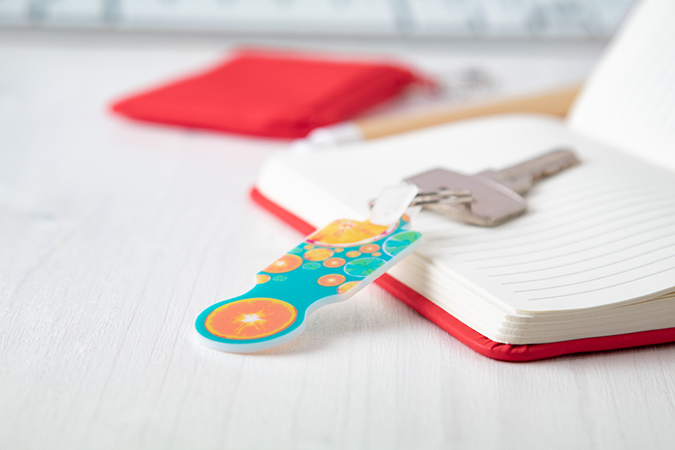 Einkaufswachen Chip im bunten Design