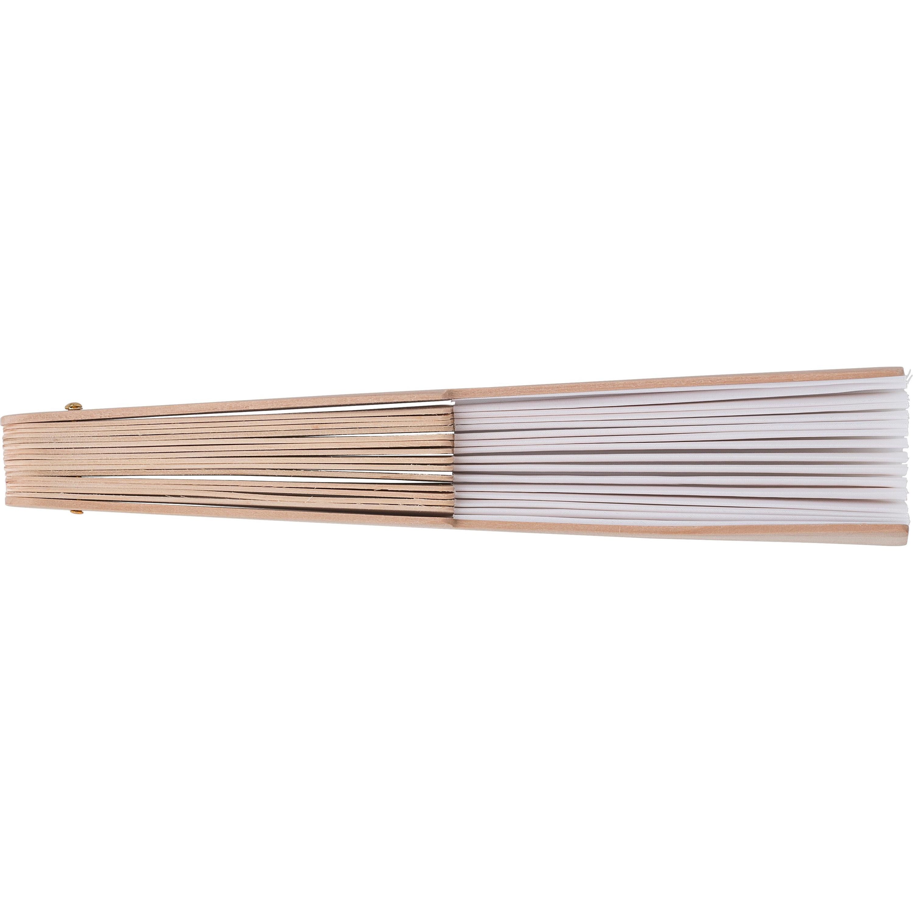 rPET-Handfächer Rosanne - gebrochenes weiß-828
