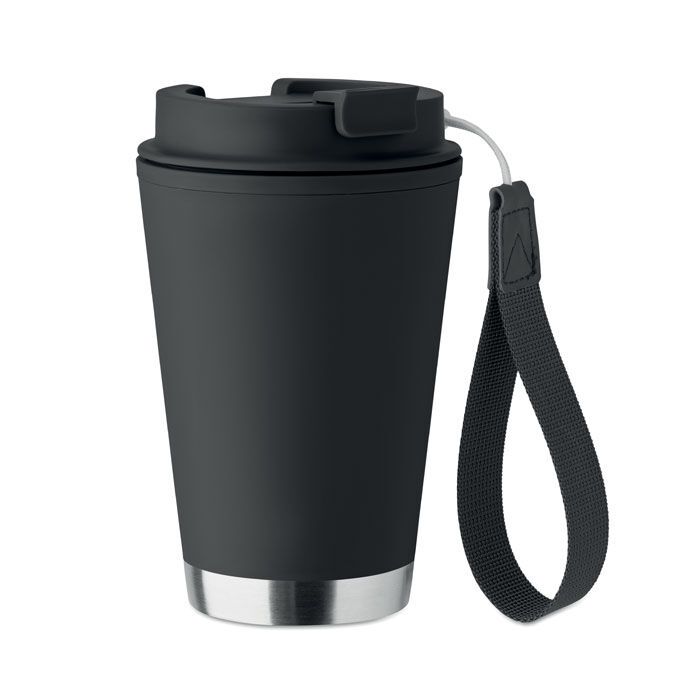 Doppelwandiger Becher 300 ml TOPIZ - schwarz-787
