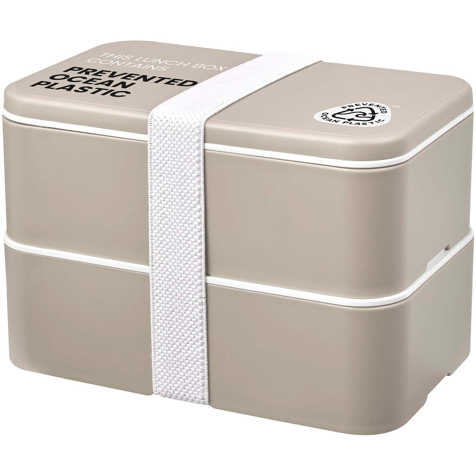 MIYO POP 700 + 700 ml doppelschichtige Lunchbox - sandstone-709