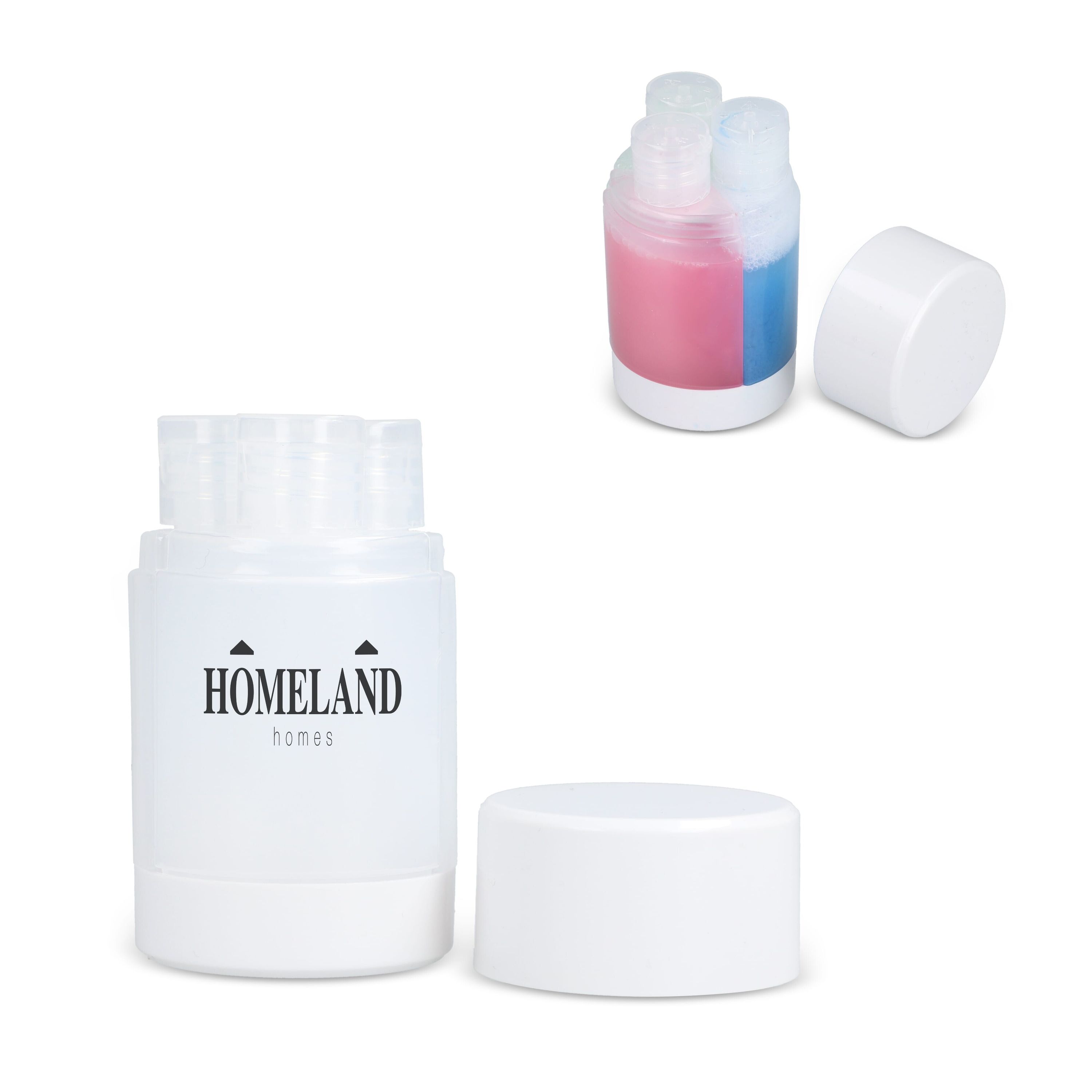Trio Reise-Toilettenflaschen - weiss-566