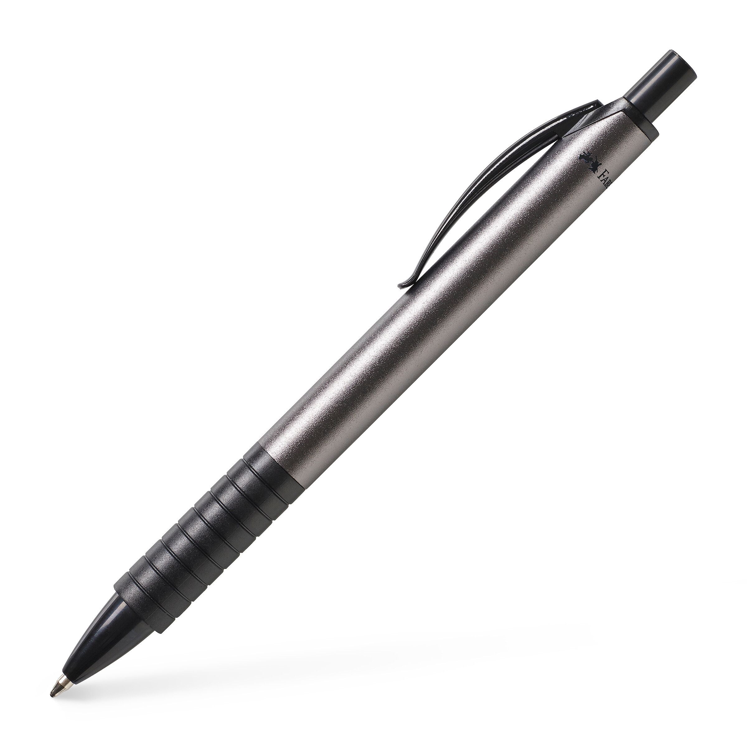 Druckkugelschreiber Basic Alu - anthrazit-146